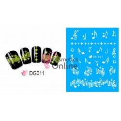 Stickere cu Apa pentru unghii cod DG 011 (Fluorescent)